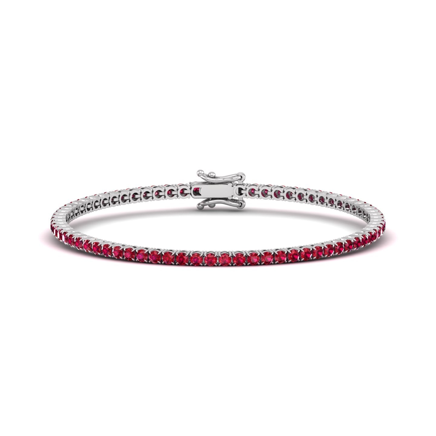 Ruby Tennis Bracelet