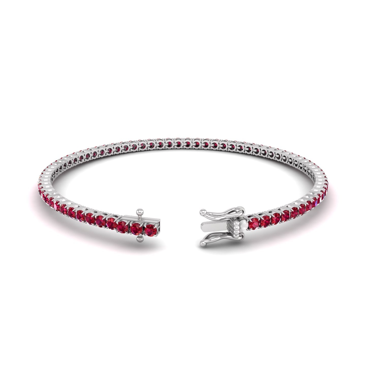 Ruby Tennis Bracelet