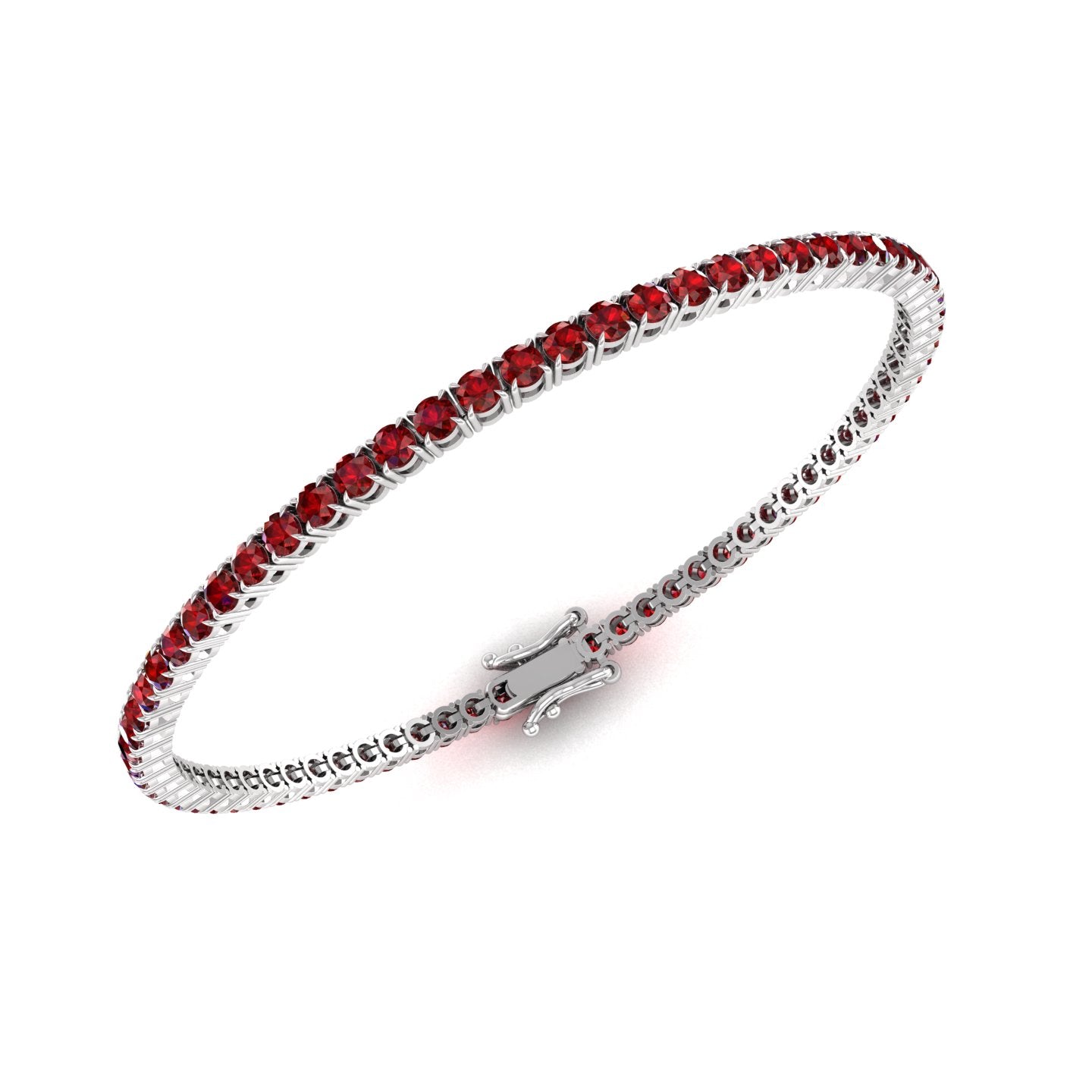 Ruby Tennis Bracelet