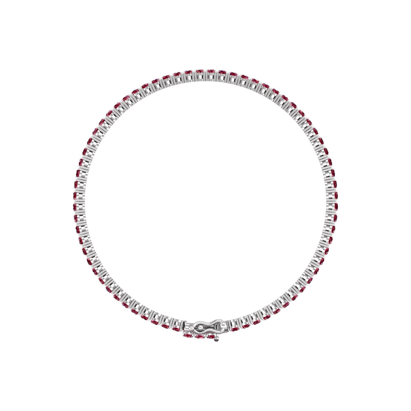 Ruby Tennis Bracelet