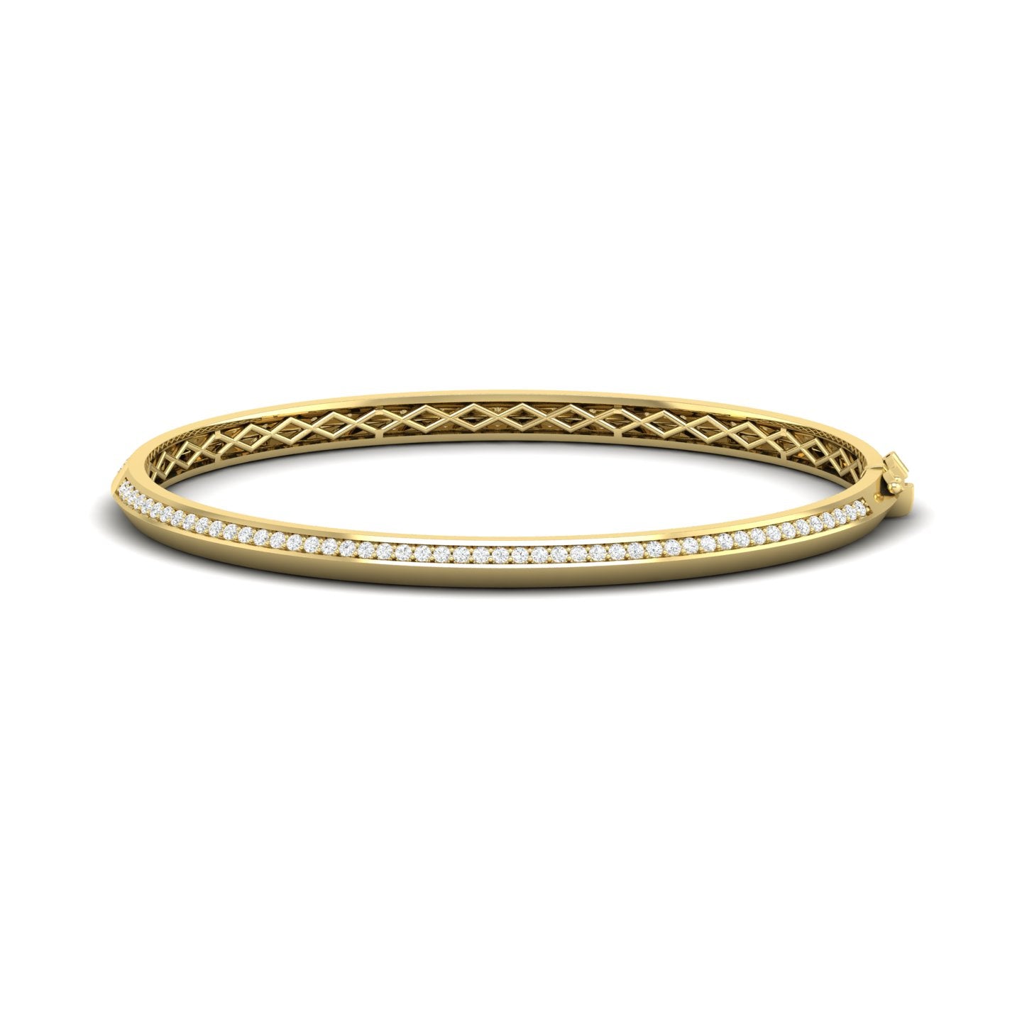 Diamond Knife Edge Bangle