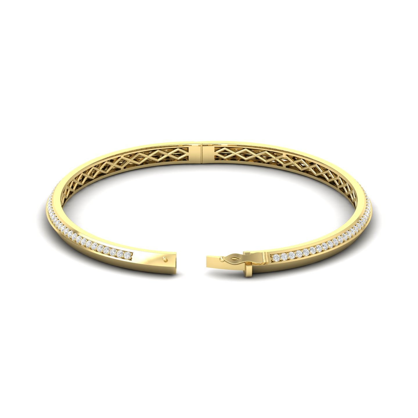 Diamond Knife Edge Bangle