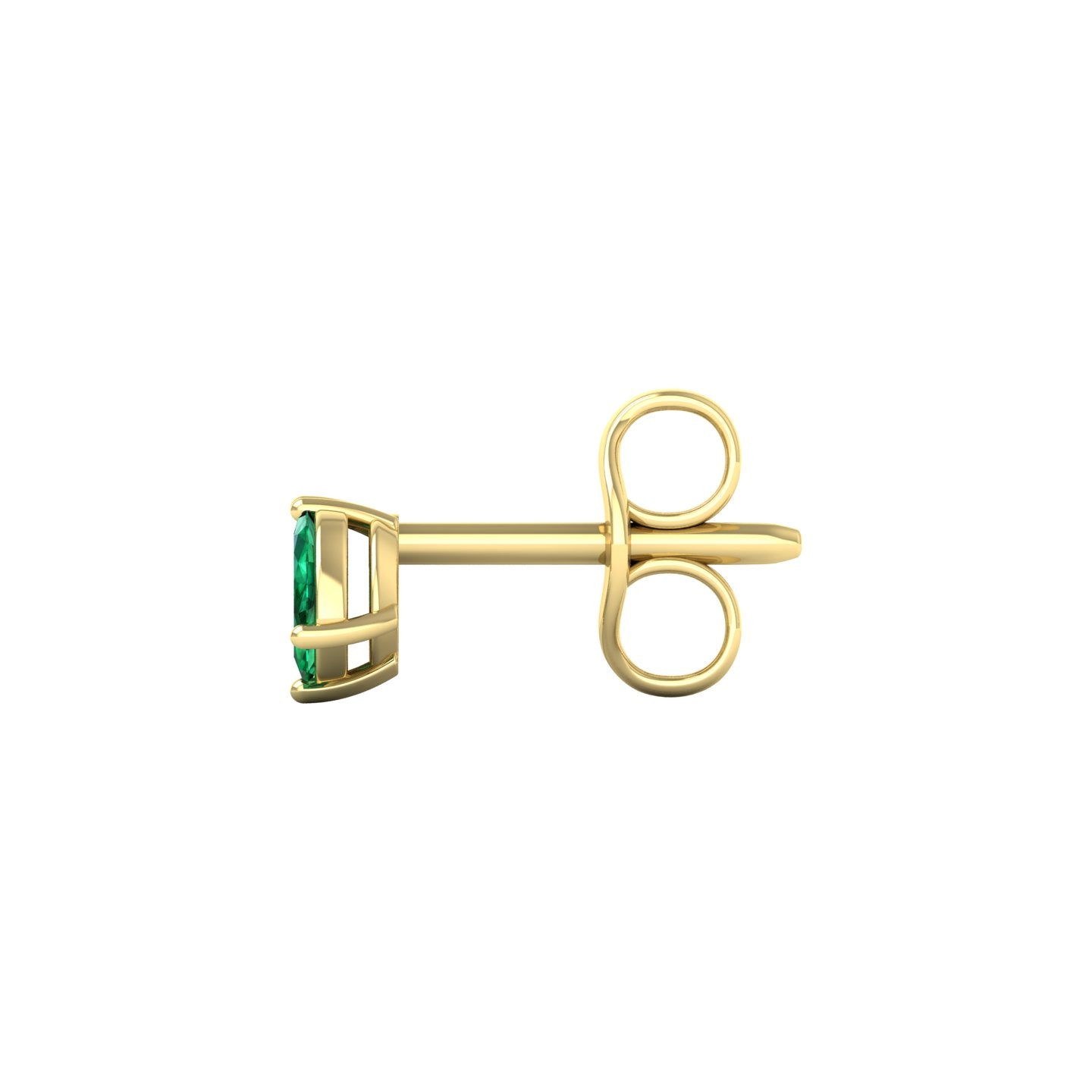 Emerald Stud Earrings