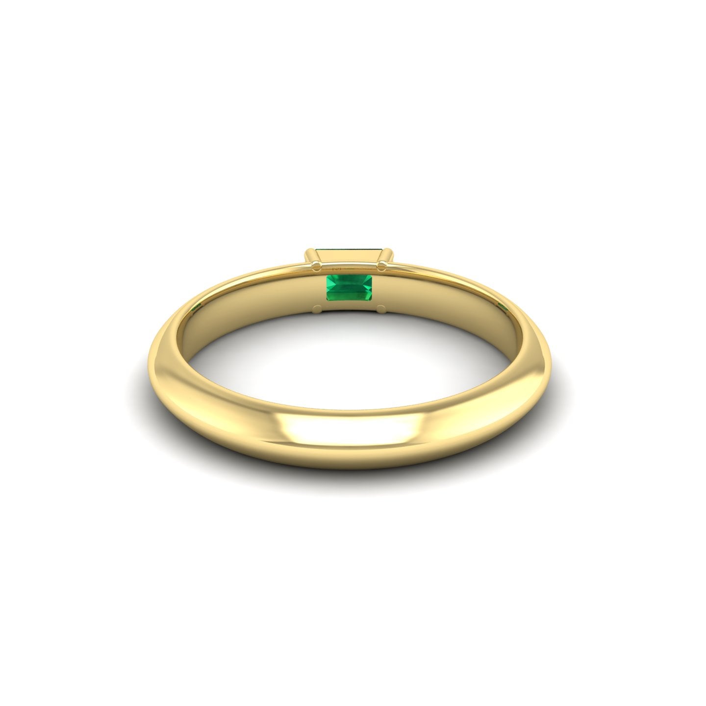 Emerald Solitaire Ring