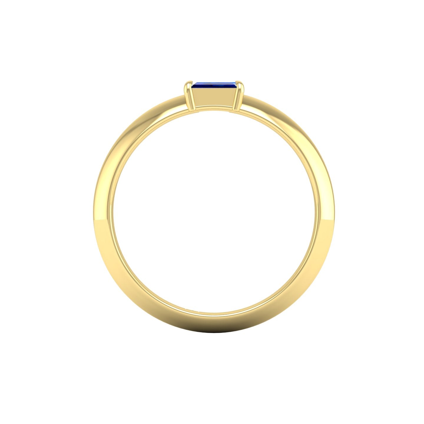 Blue Sapphire Solitaire Ring