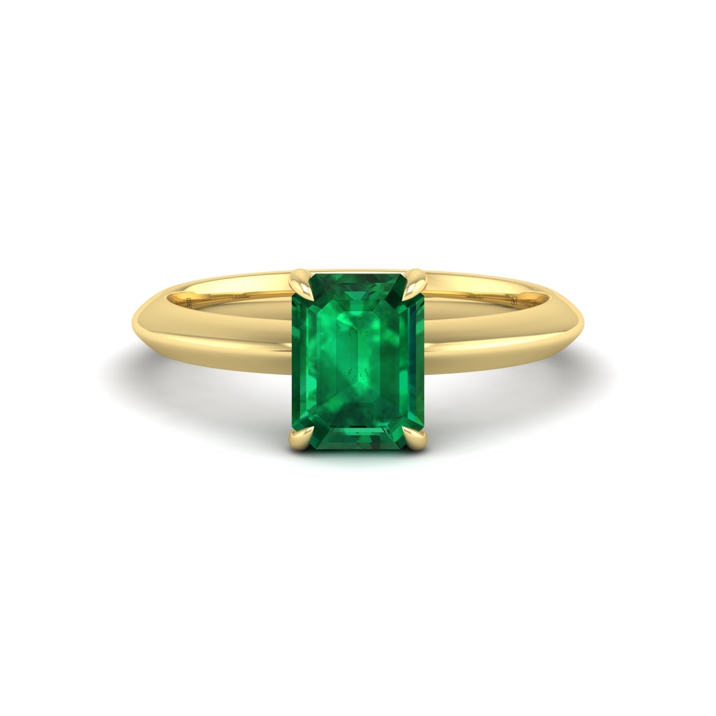 Emerald Solitaire Ring