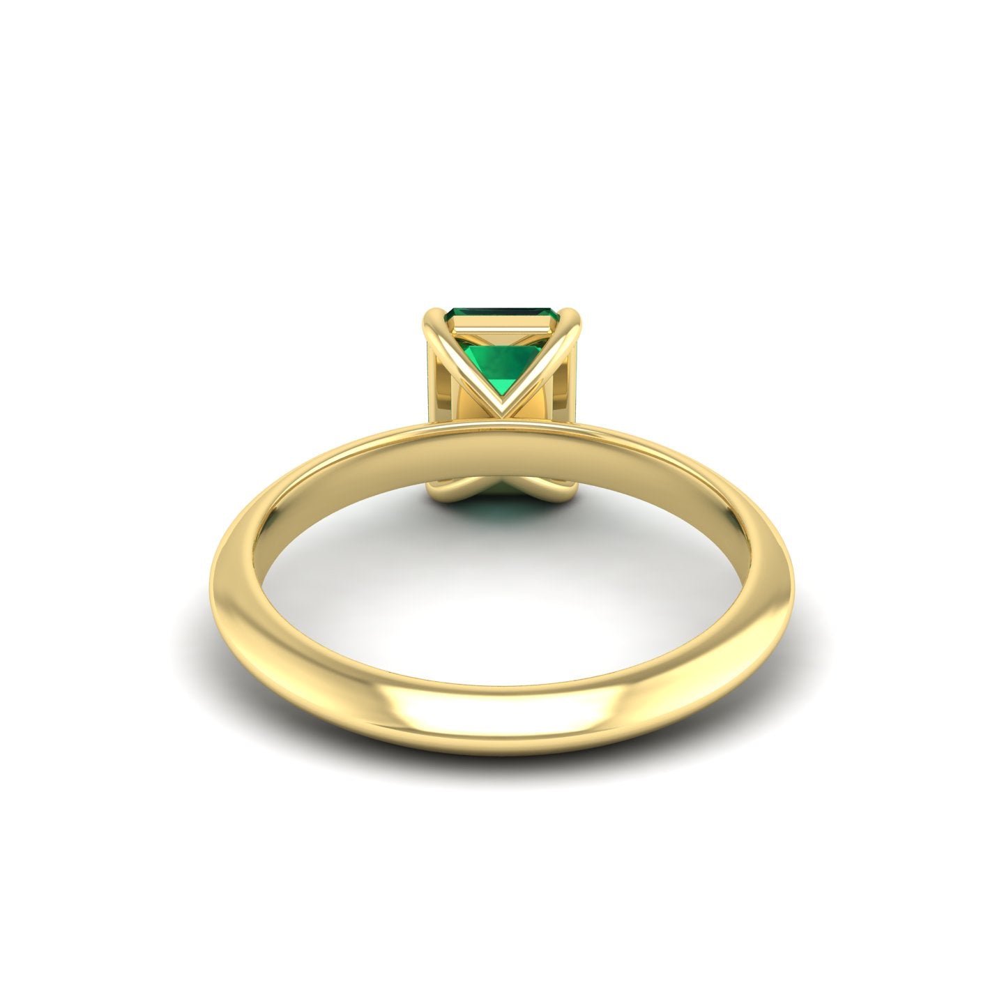 Emerald Solitaire Ring