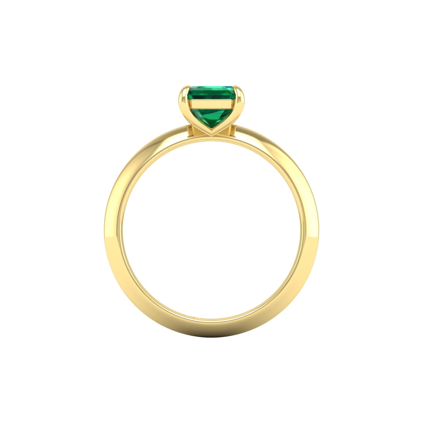 Emerald Solitaire Ring