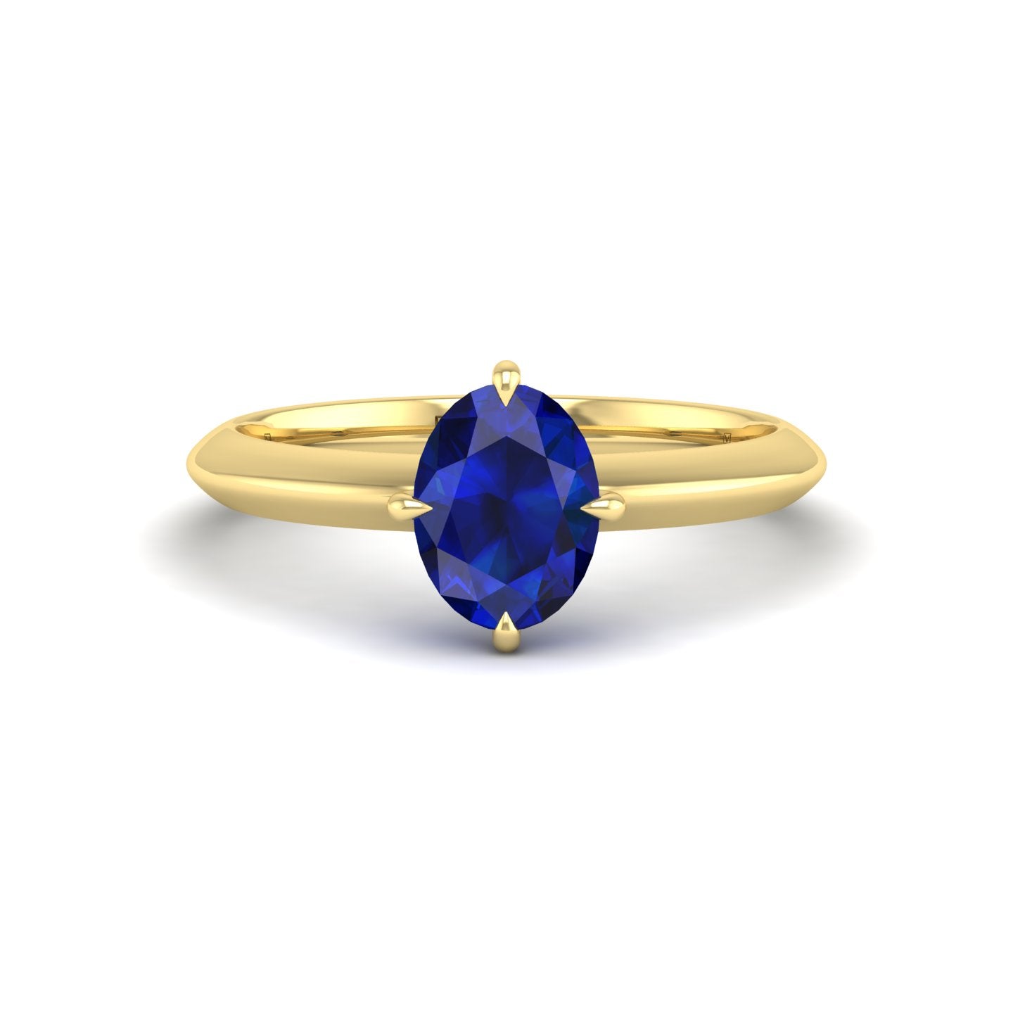 Blue Sapphire Solitaire Ring