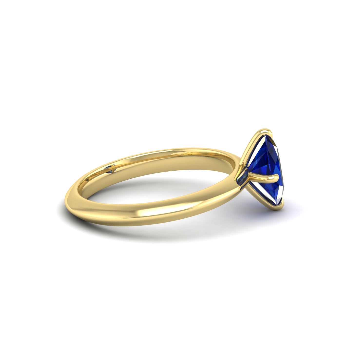 Blue Sapphire Solitaire Ring