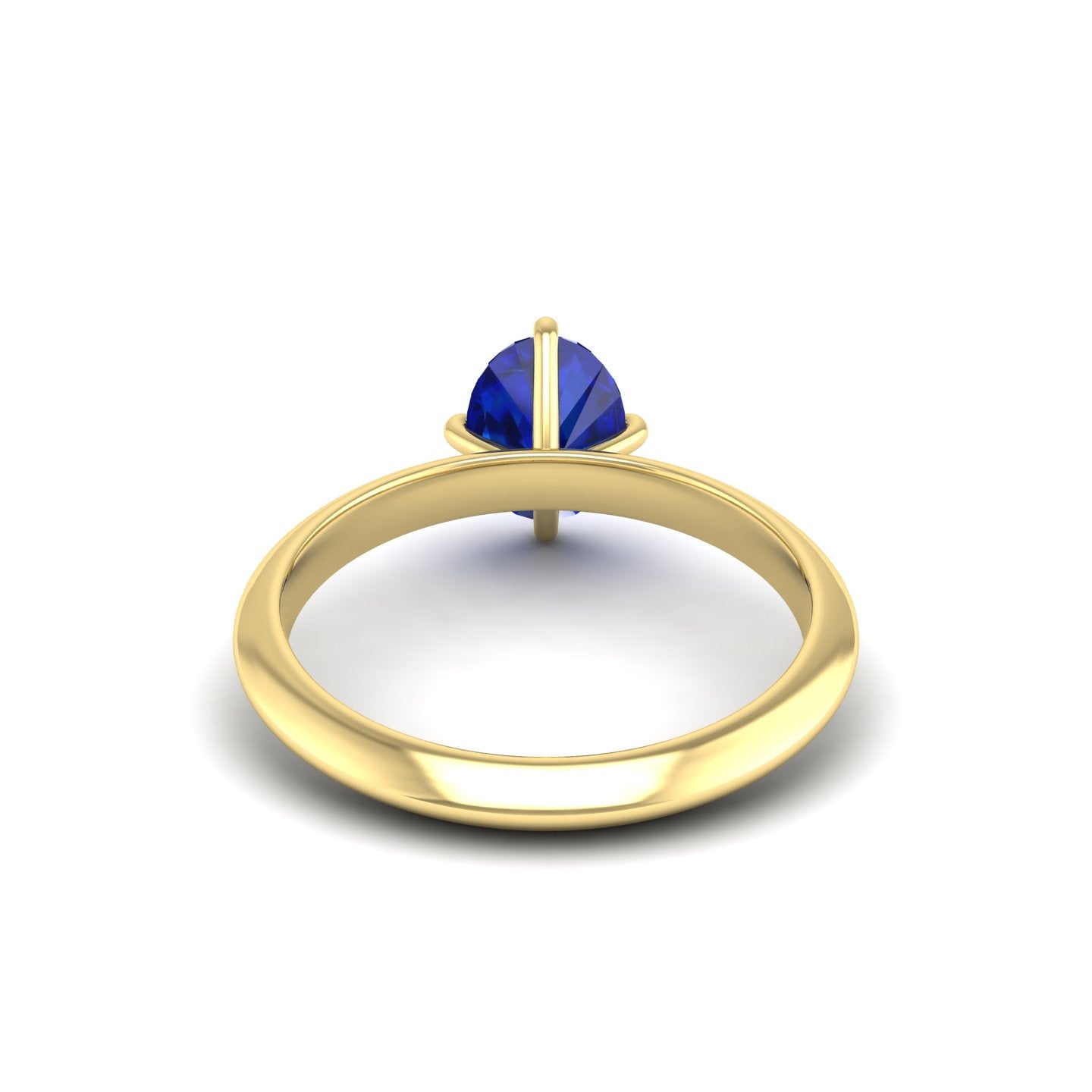 Blue Sapphire Solitaire Ring