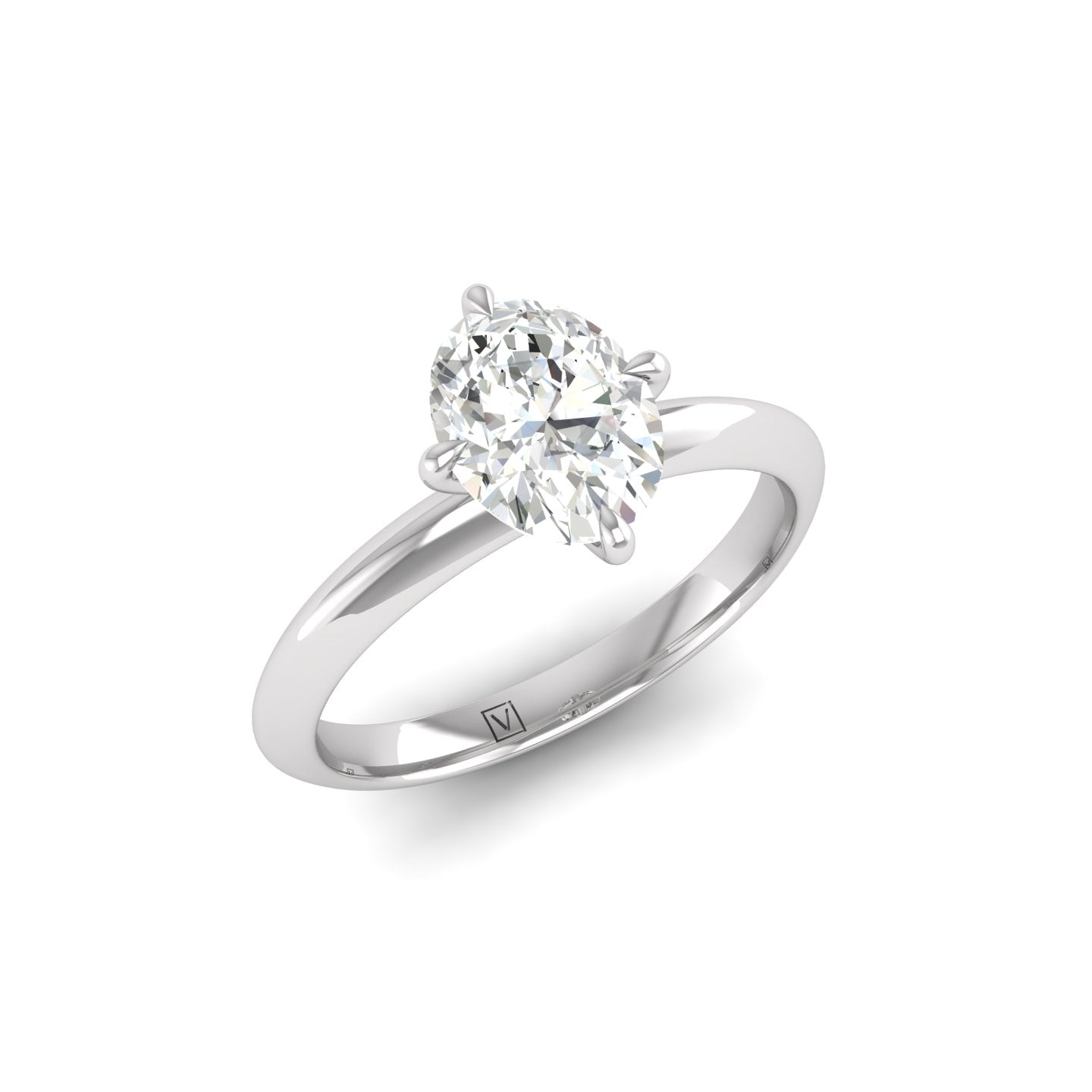 Diamond Solitaire Engagement Ring