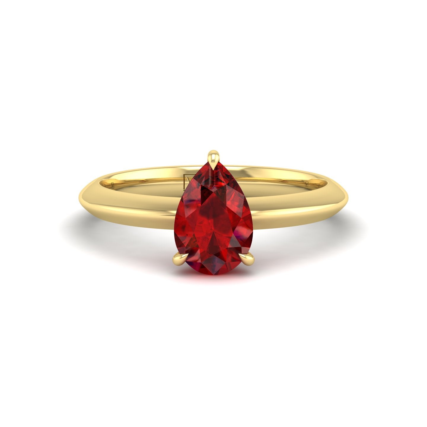 Ruby Solitaire Ring