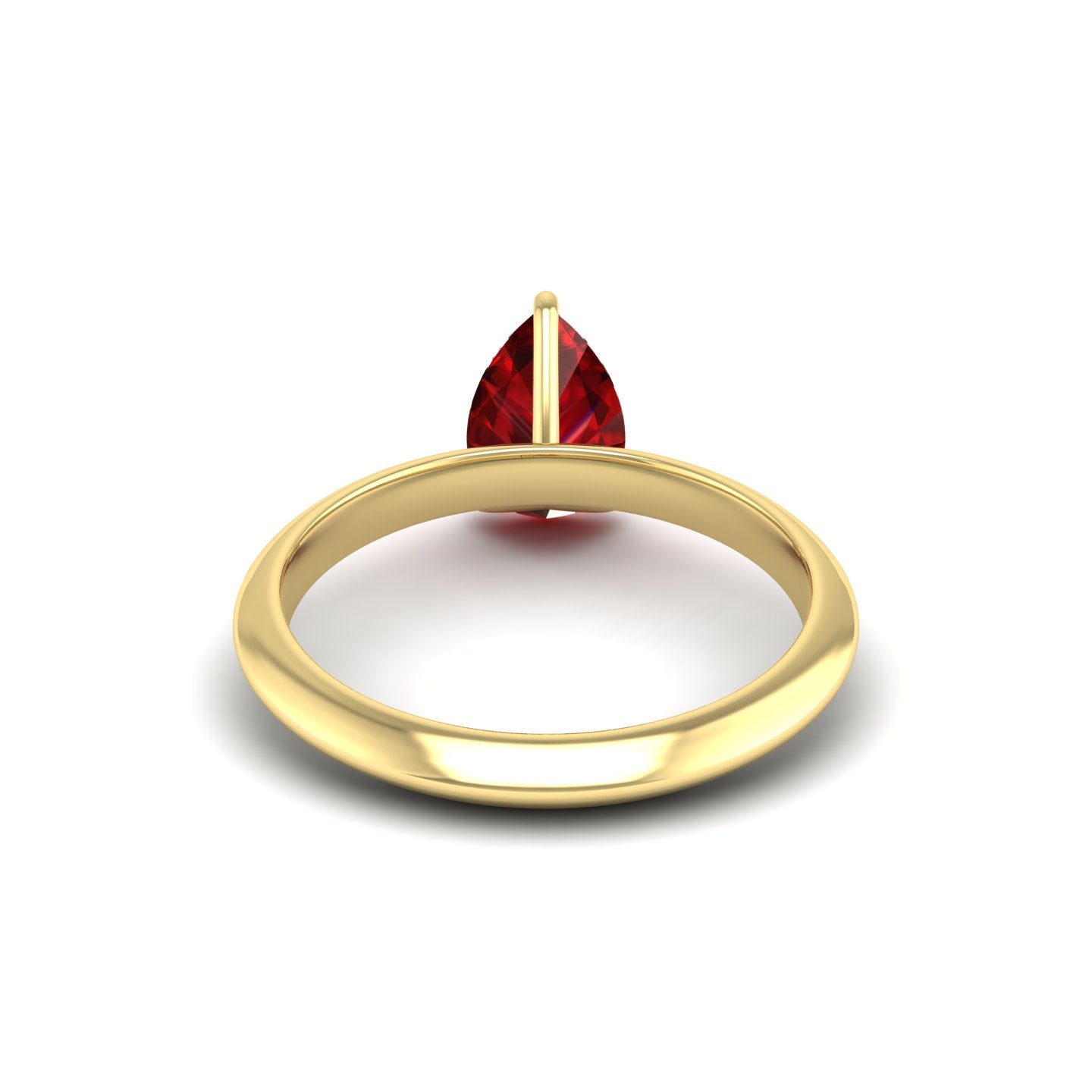 Ruby Solitaire Ring