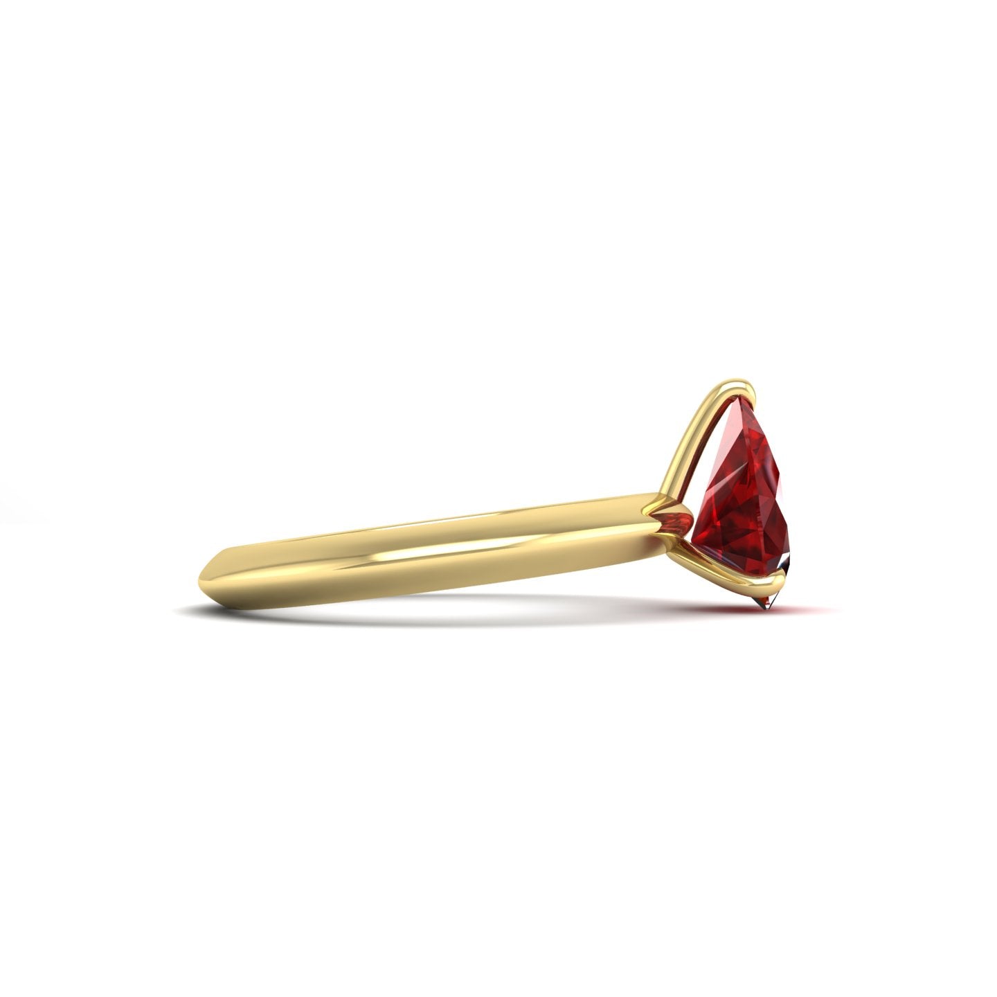 Ruby Solitaire Ring