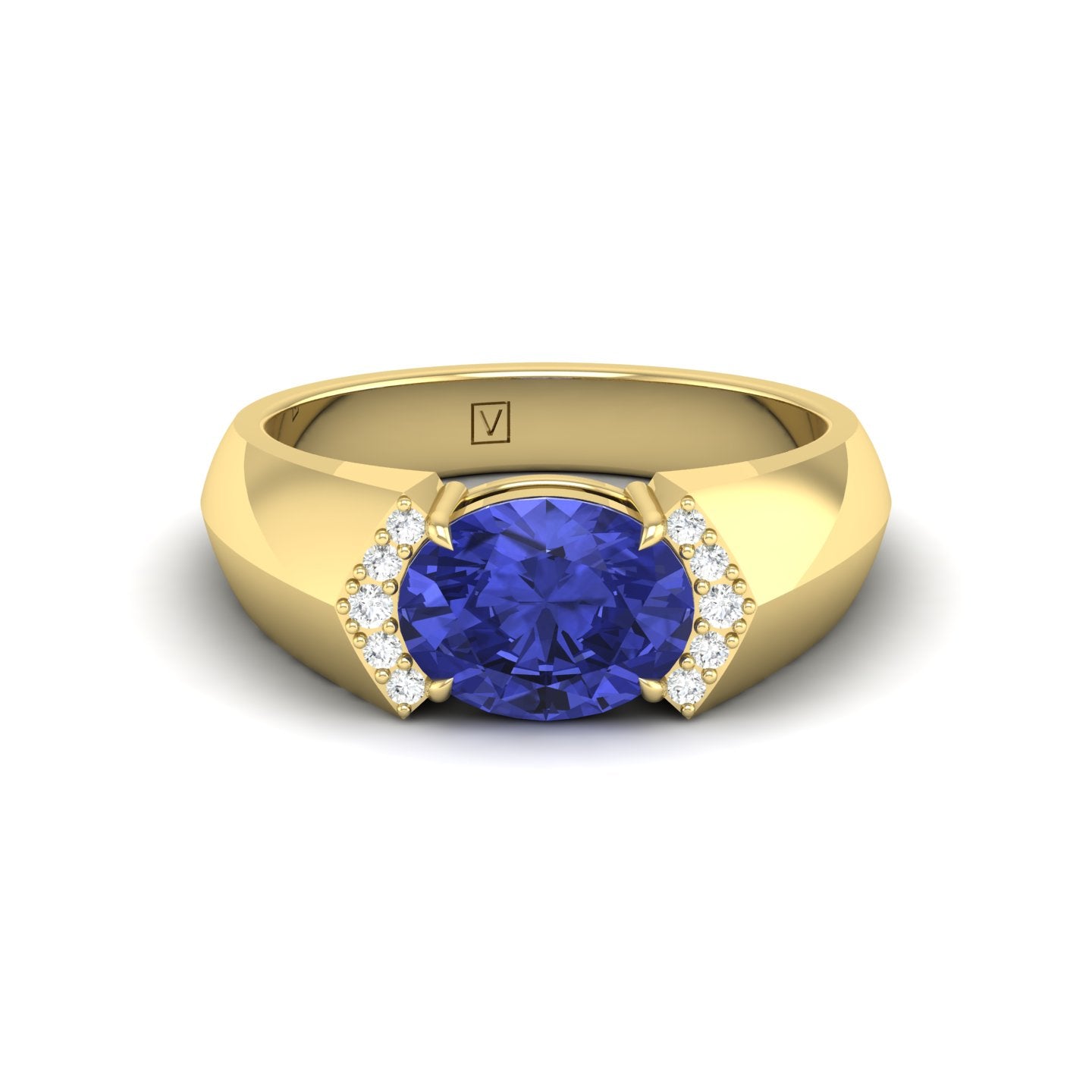 Tanzanite and Diamond Ring