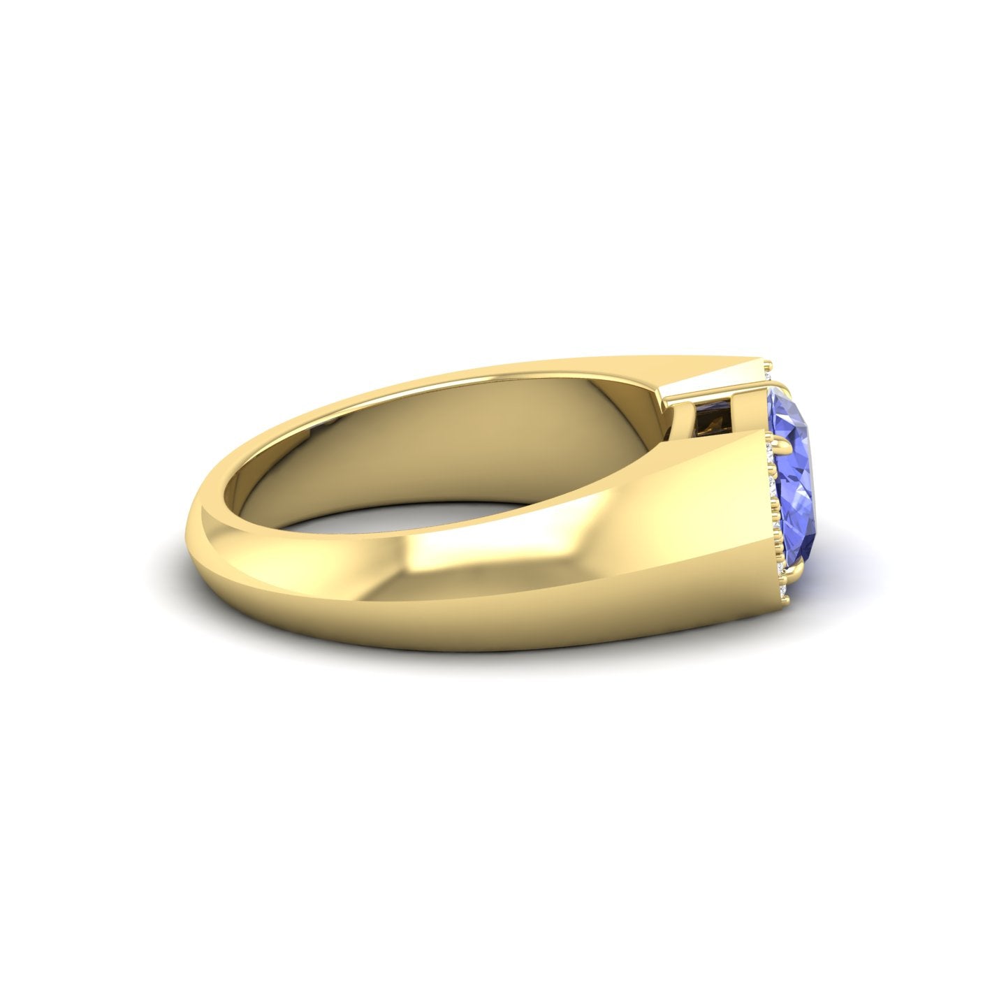 Tanzanite and Diamond Ring