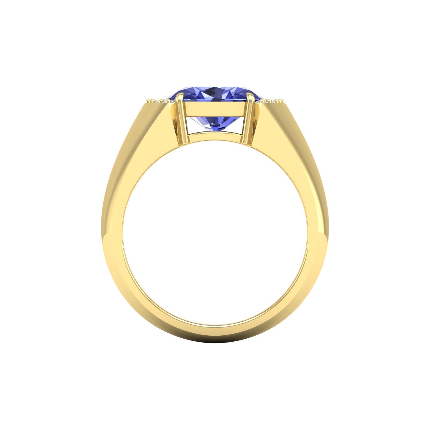 Tanzanite and Diamond Ring