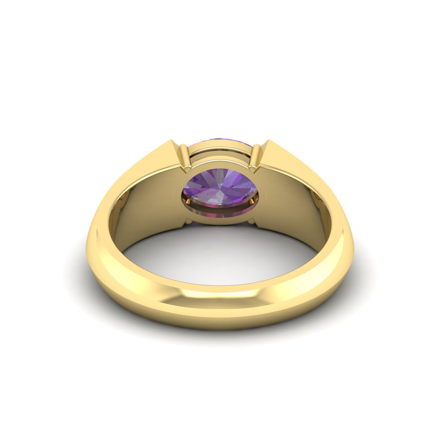 Amethyst and Diamond Ring