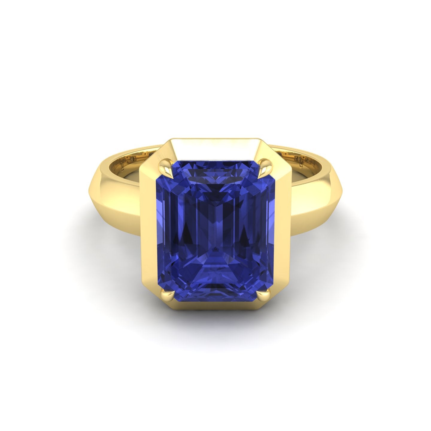 Tanzanite Bezel Ring