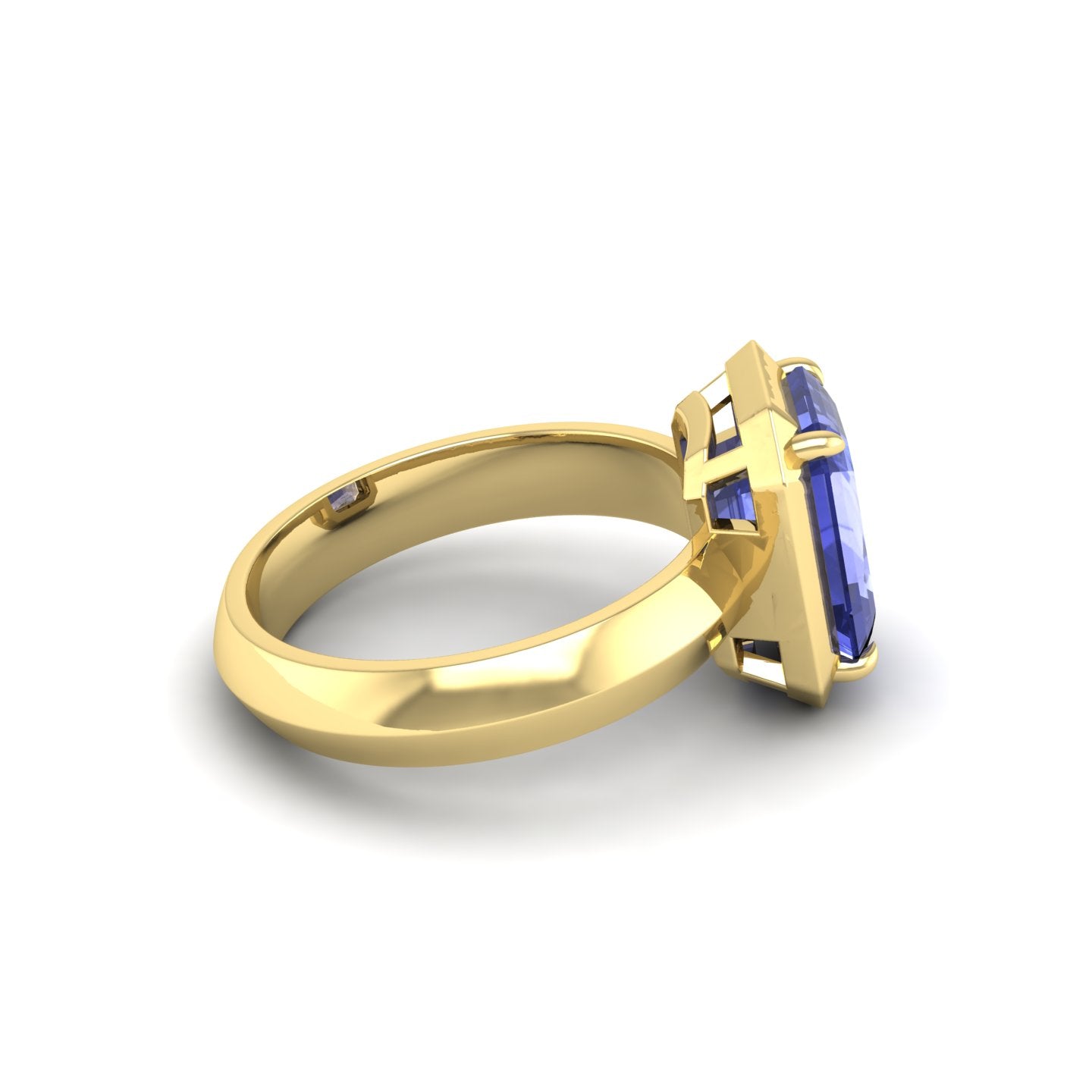 Tanzanite Bezel Ring