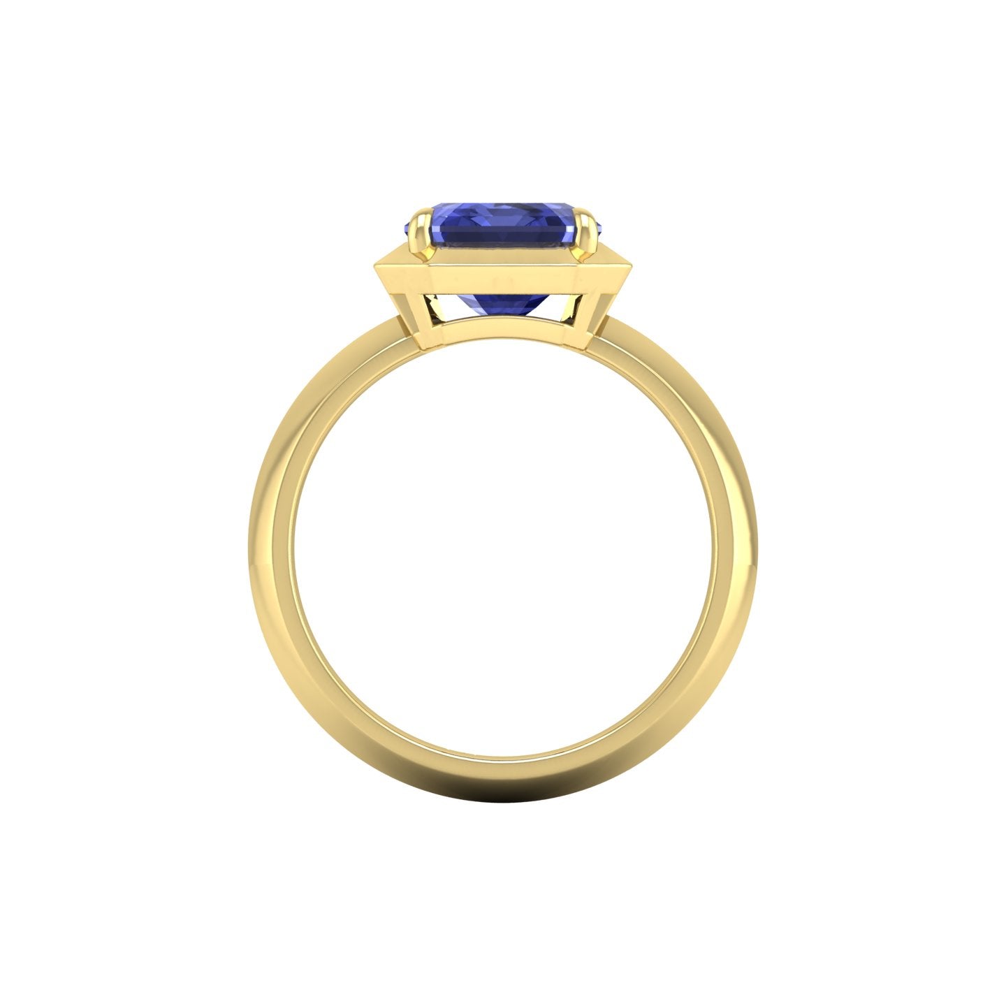 Tanzanite Bezel Ring