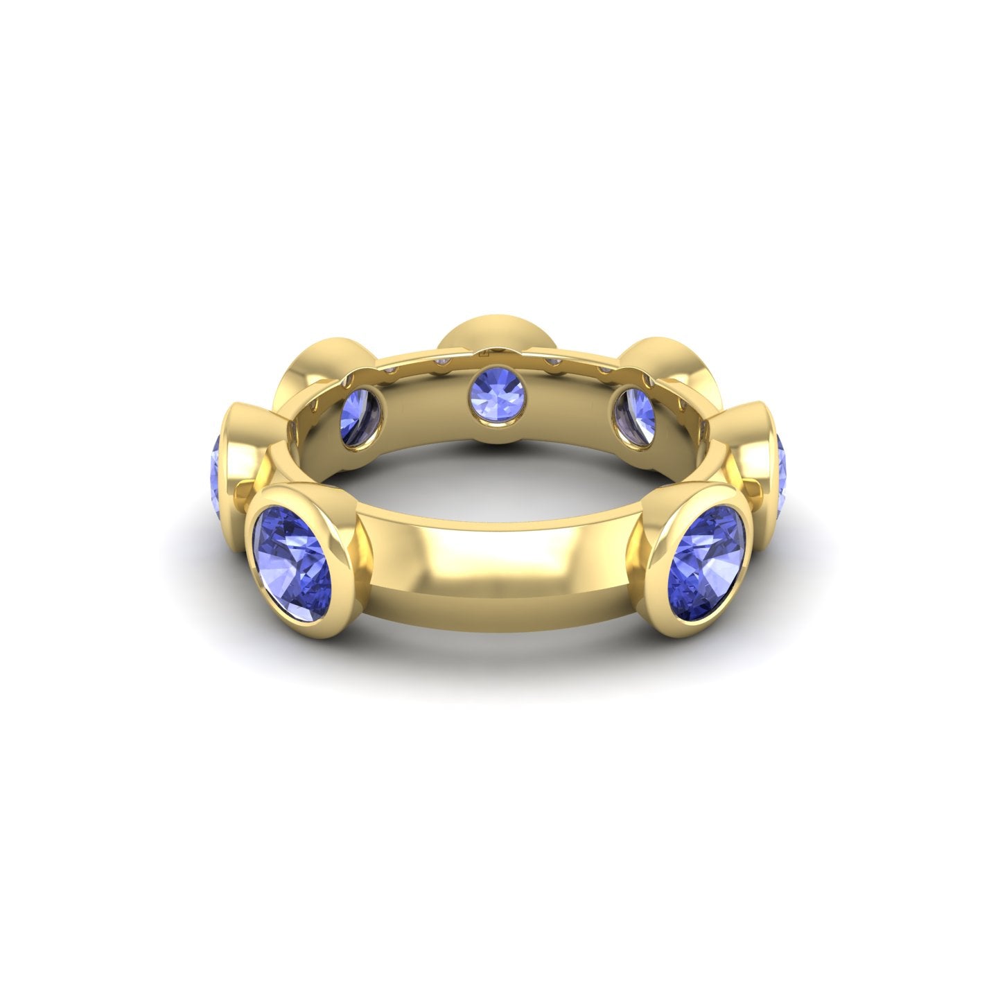 Tanzanite Bezel Band