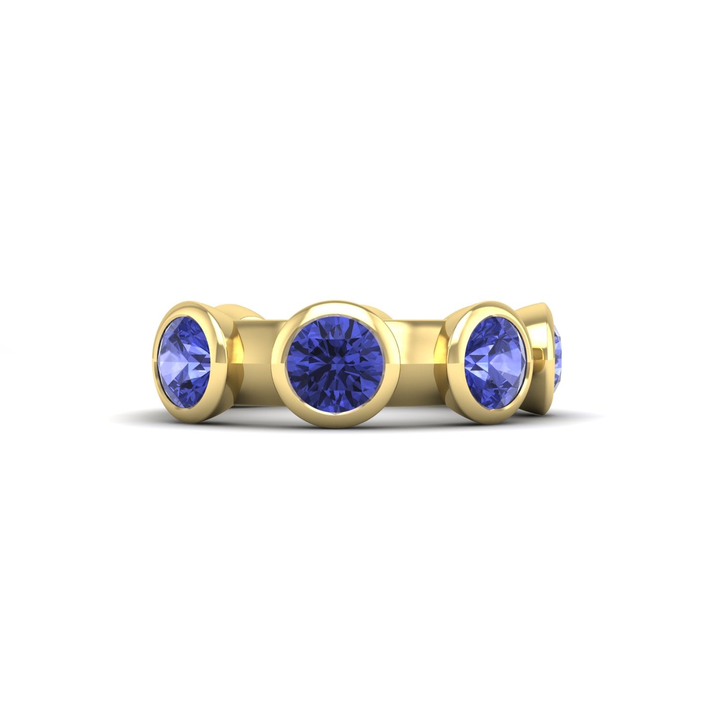 Tanzanite Bezel Band