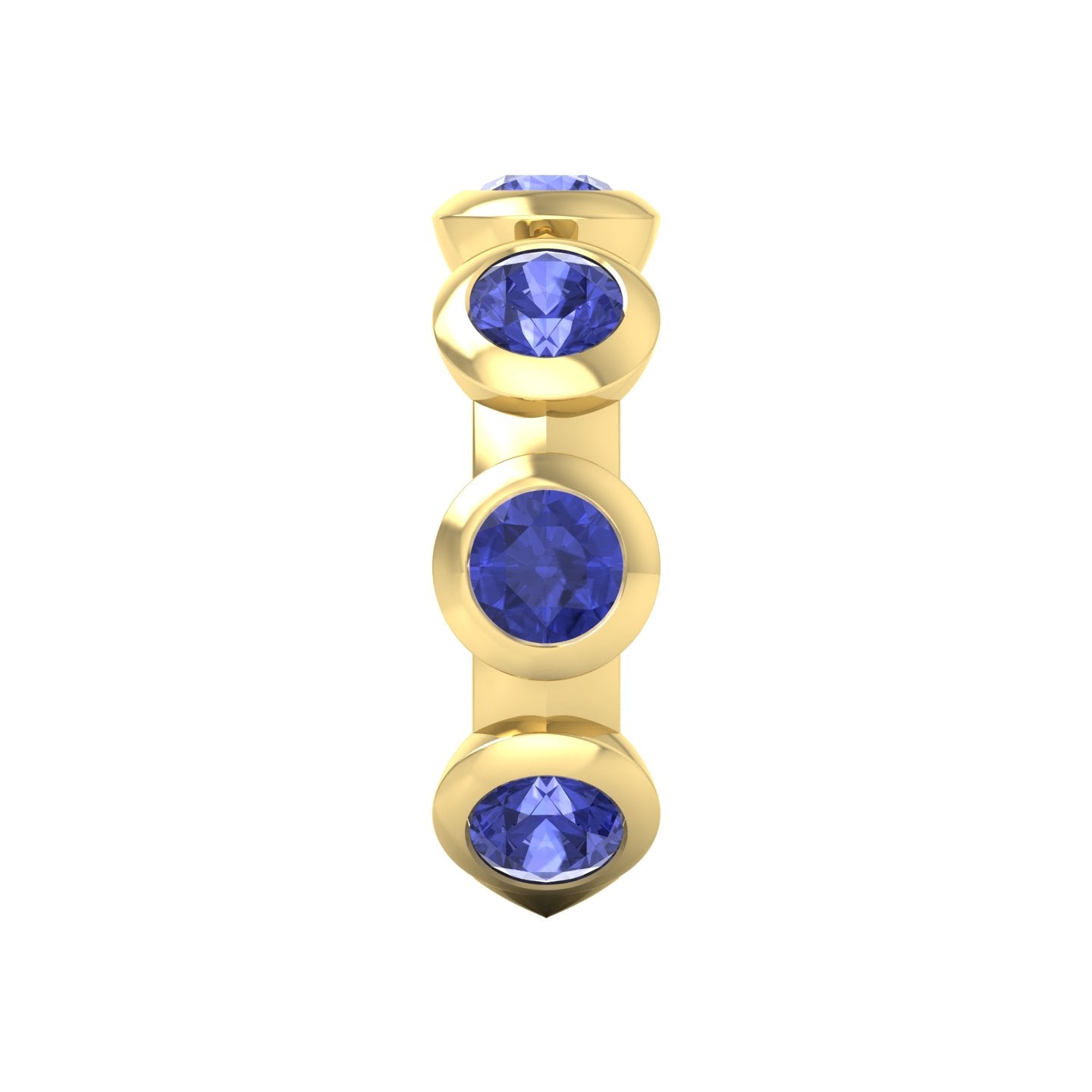 Tanzanite Bezel Band