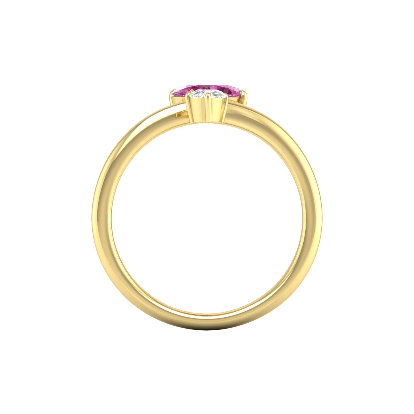 Pink Sapphire Bypass Ring