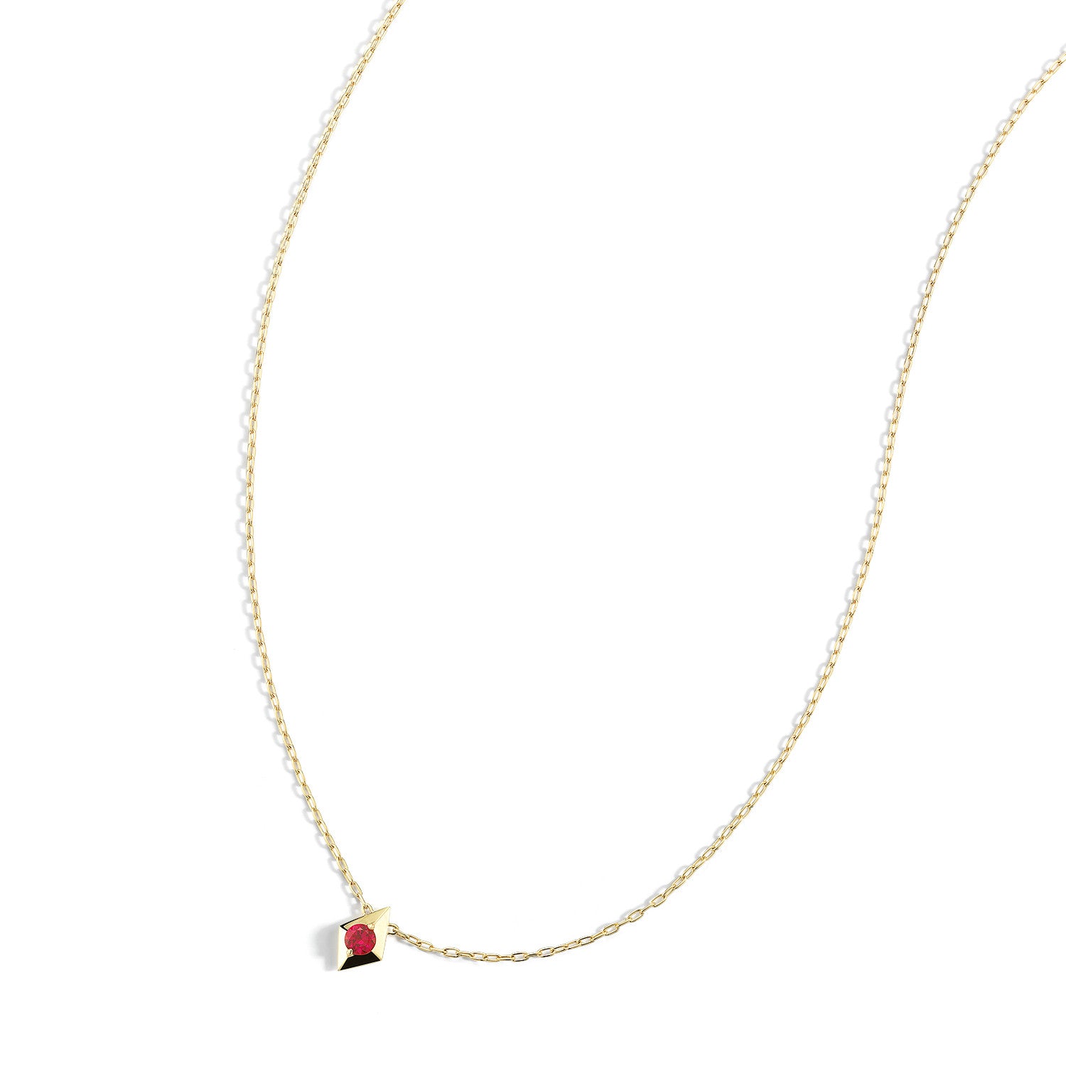 Ruby Pendant with Station Necklace - 14K White Gold - 4.04ct – Da Vinci  Fine Jewelry